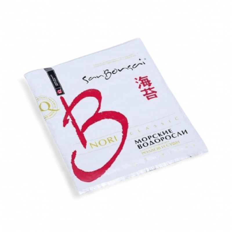 САНБОНСАЙ Морские водоросли Нори д/роллов и суши SanBonsai 14 г