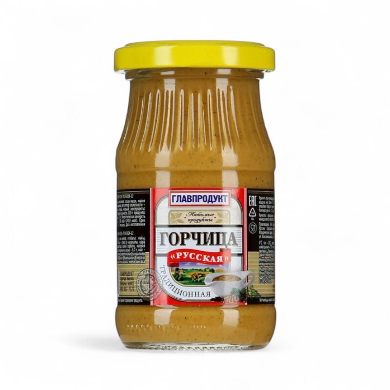 ГЛАВПРОДУКТ Горчица Русская ст/б 170гр