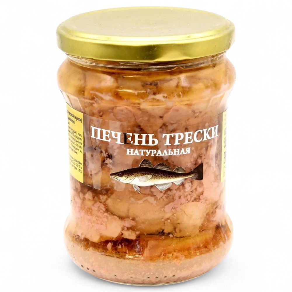 Печень трески 0,5 в стекле