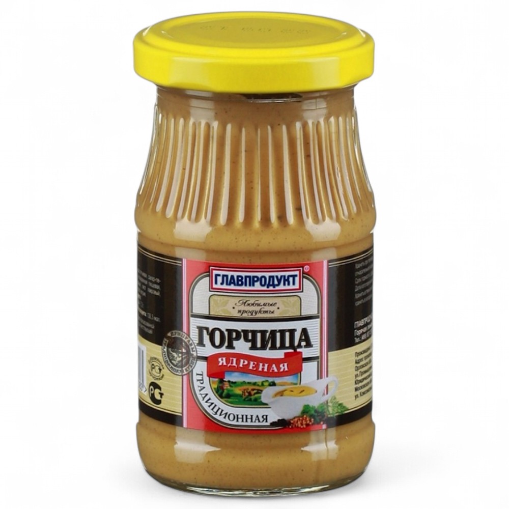 ГЛАВПРОДУКТ Горчица Ядреная ст/б 170гр