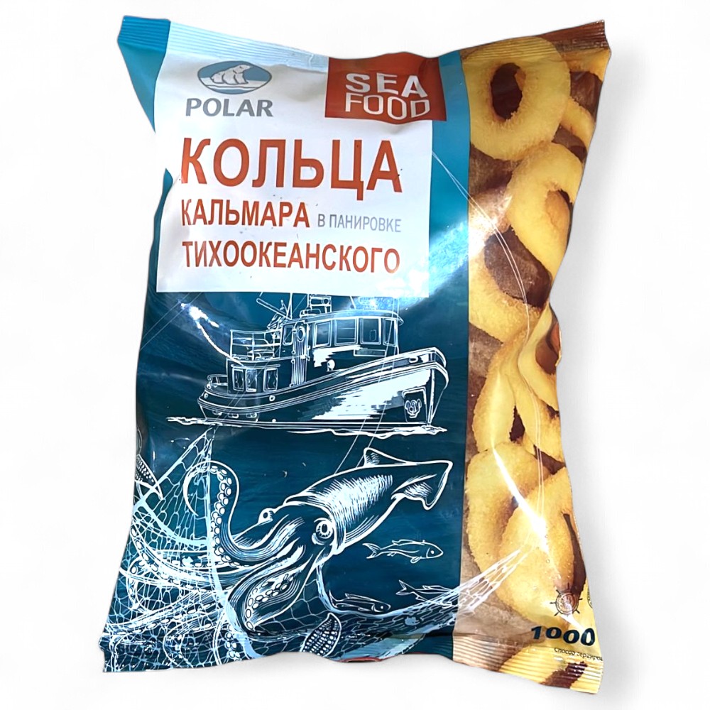 Кольца кальмара тихоокеанского в панировке