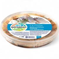 Сельдь слабосоленая филе-кусочки в масле "По-Шведски" (150г)