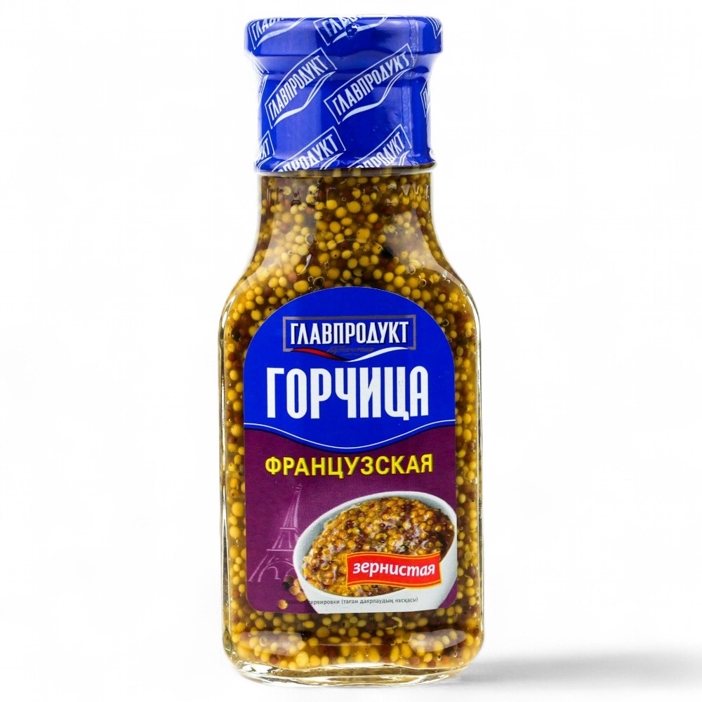 ГЛАВПРОДУКТ Горчица Французская зернистая 175гр