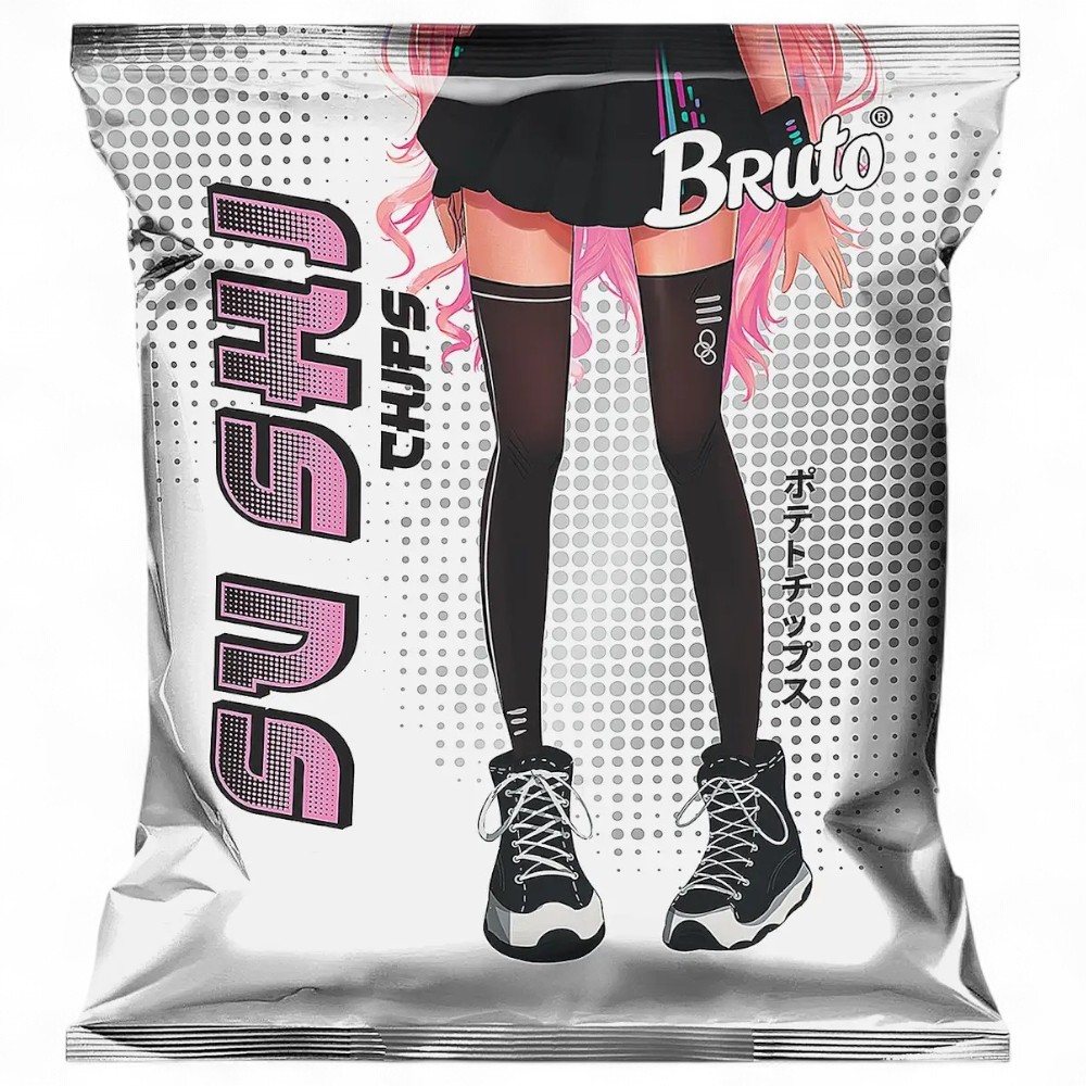 БРУТО Чипсы 100гр АЗИЯ Классика Суши с креветкой 1уп