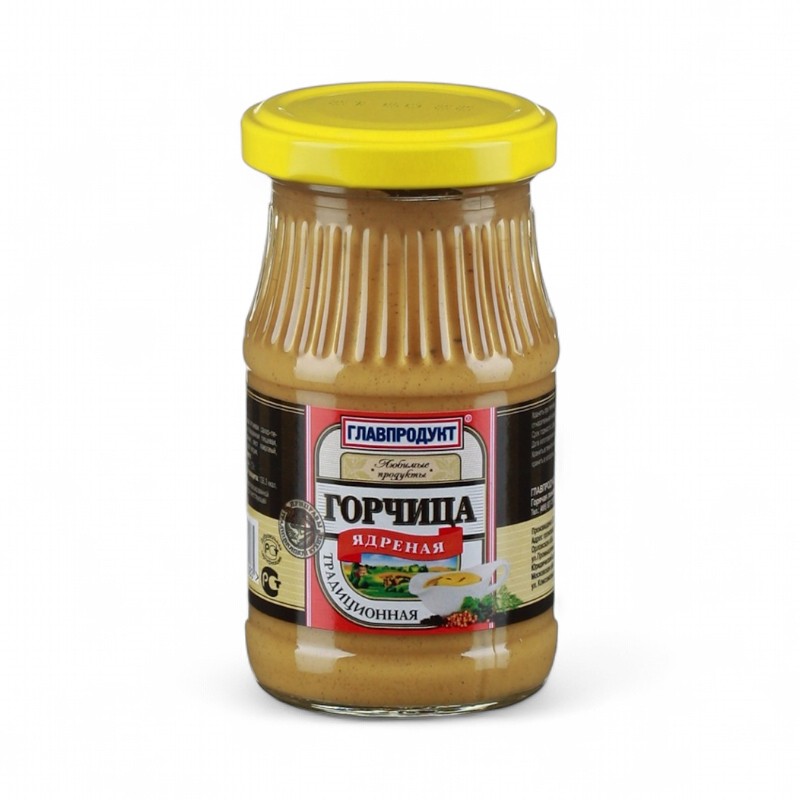 ГЛАВПРОДУКТ Горчица Ядреная ст/б 170гр