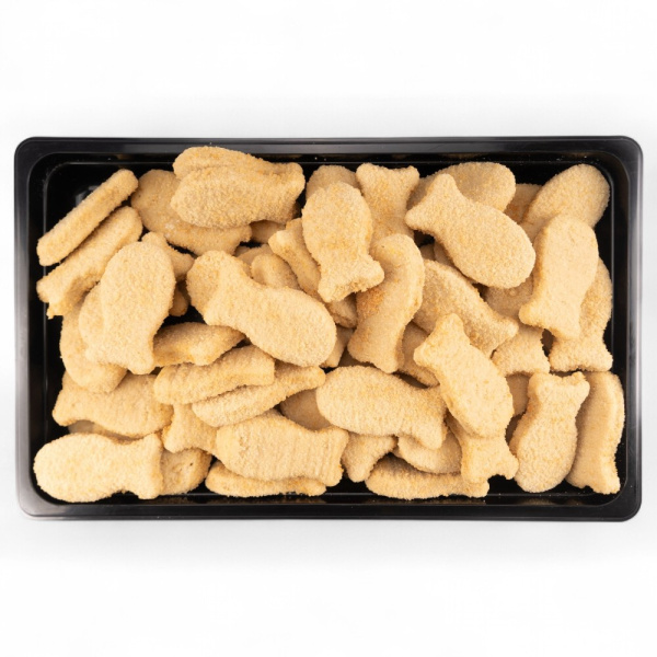 Фигурки (рыбки) тресковые с сыром, в панировке