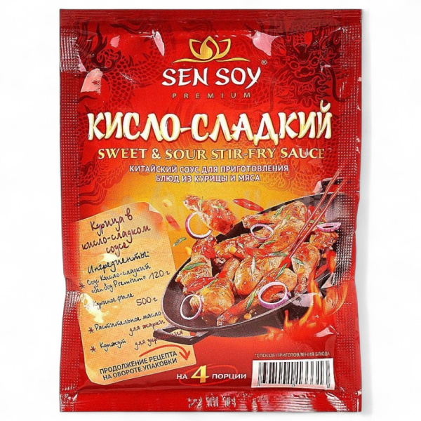 Сэнсой Соус Для приготов.Кисло-сладкий 120г пак. Sweet&Sour