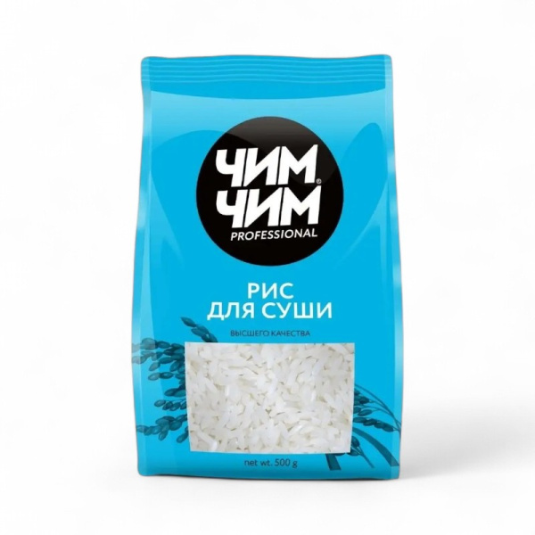 ЧИМ-ЧИМ Рис для Суши круглозерный шлифованный 500гр