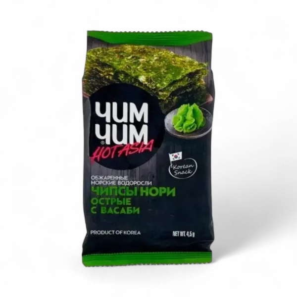 ЧИМ-ЧИМ Чипсы нори с Васаби 4.5гр