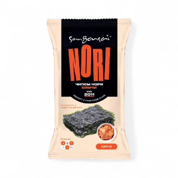 САНБОНСАЙ Чипсы Нори Кимчи 4,5гр