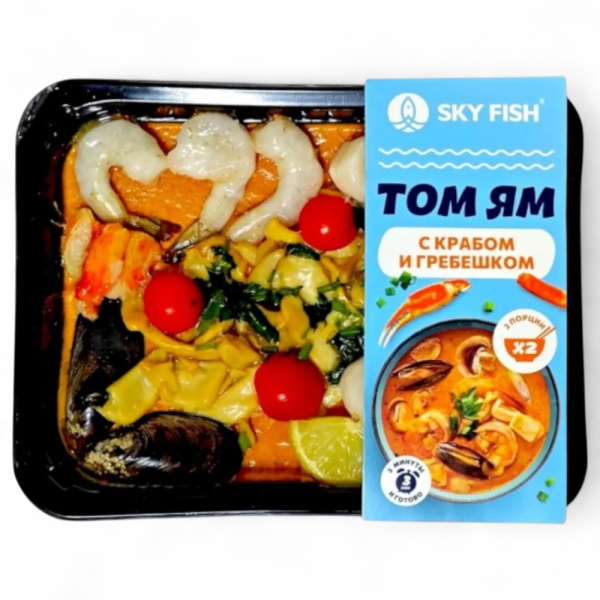 Суп ТОМ Ям  Краб/ Гребешок 0,370