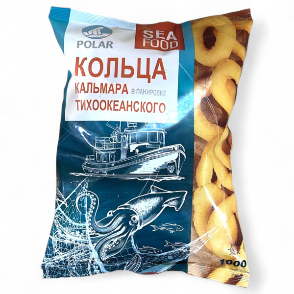 Кольца кальмара тихоокеанского в панировке