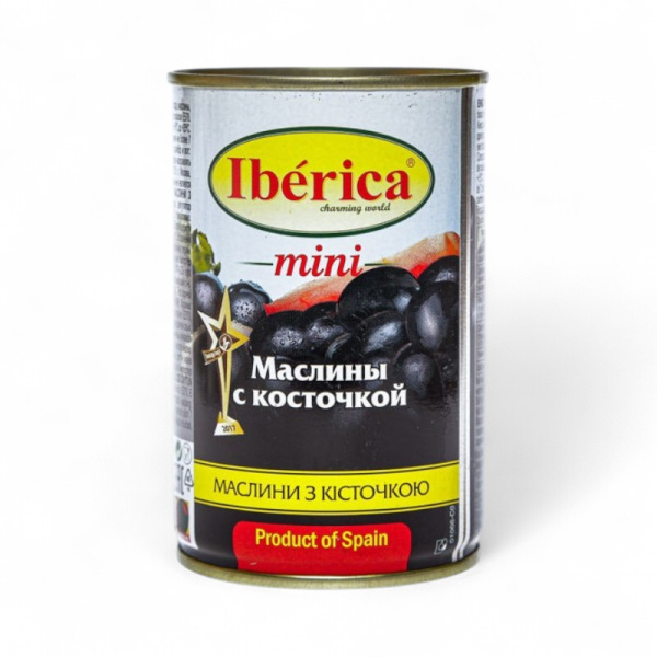 ИБЕРИКА маслины МИНИ с косточкой ж/б 300гр