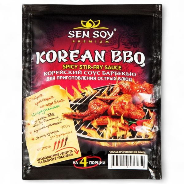Сэнсой Соус Для приготов.Корейское BBQ 120г пак.