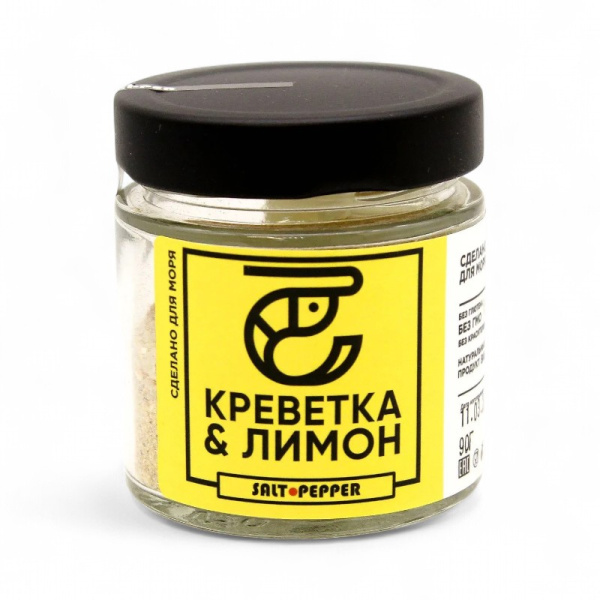 Креветка и лимон  (Банка 90 г.)