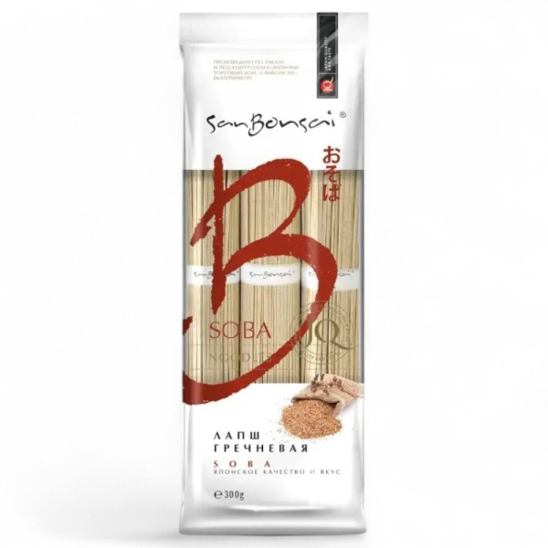 САНБОНСАЙ Лапша гречневая SOBA 300гр
