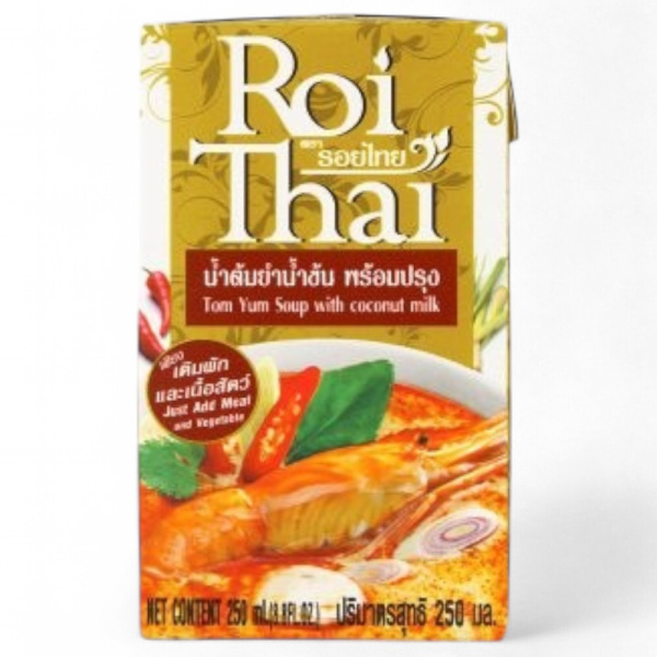 РОЙ ТАЙ Суп Том Ям на кокосовом молоке 250 мл