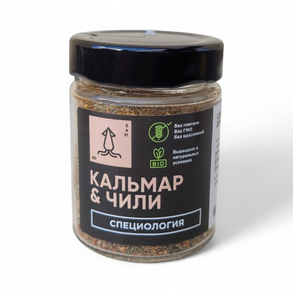 Кальмар и чили  (Банка 80 г.)