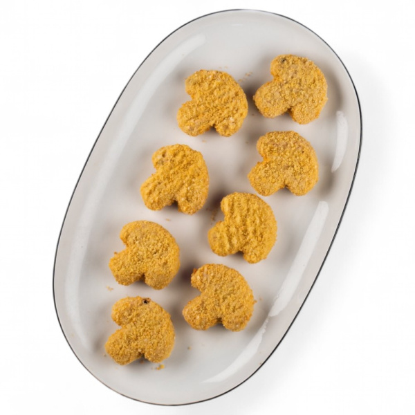 Рыбные порции из тресковых пород с грибами и сыром