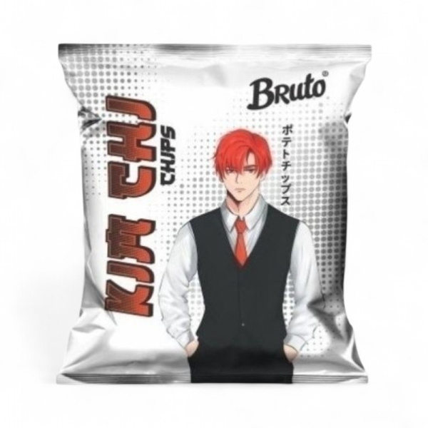 БРУТО Чипсы 100гр АЗИЯ Классика Кимчи 1уп