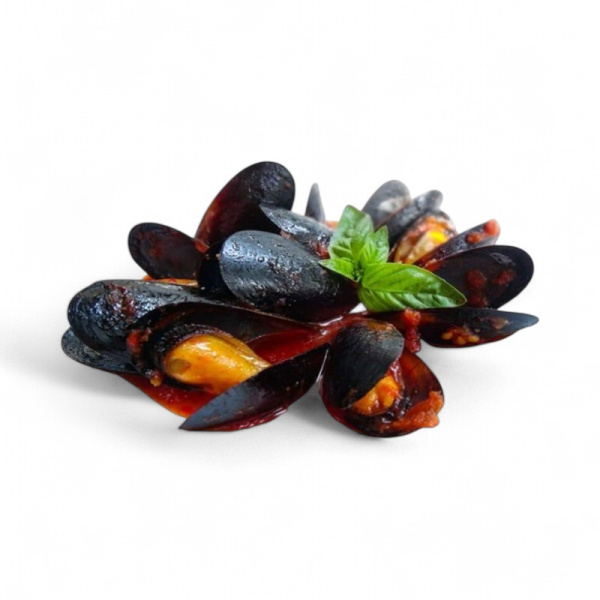 Мидии в томатно-чесночном соусе