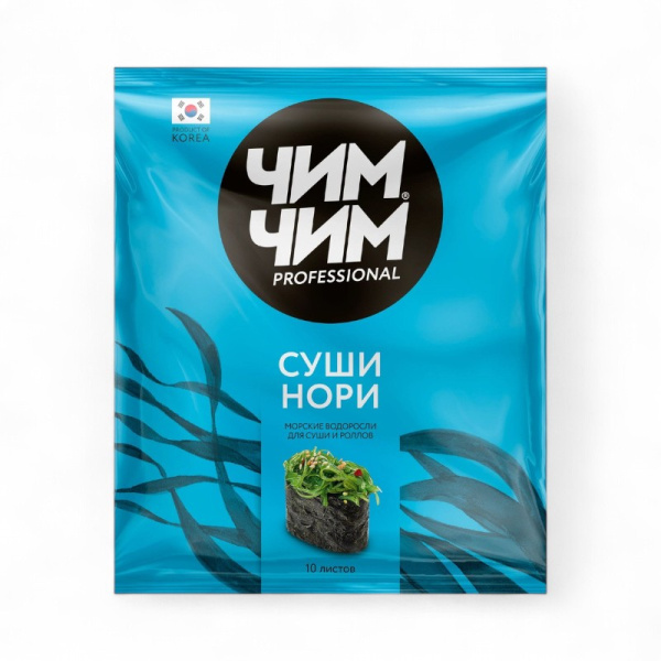 ЧИМ-ЧИМ Морские водоросли Нори д/роллов и суши (10 лист.) 24гр