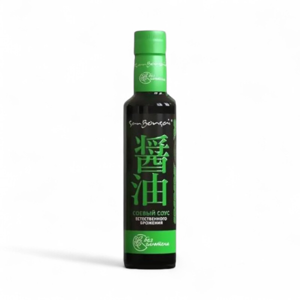 САНБОНСАЙ Соевый соус SanBonsai ест. брожения БЕЗ ГЛЮТЕНА с/б 250 гр