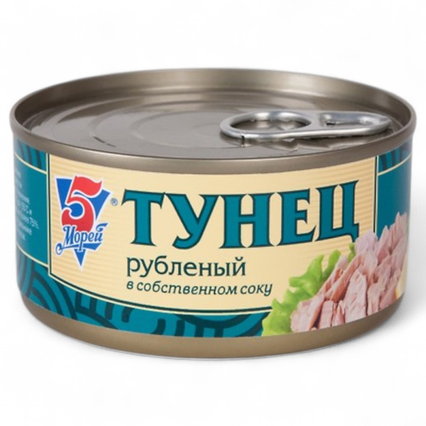 Тунец рубленый в с/с 185г. 5М