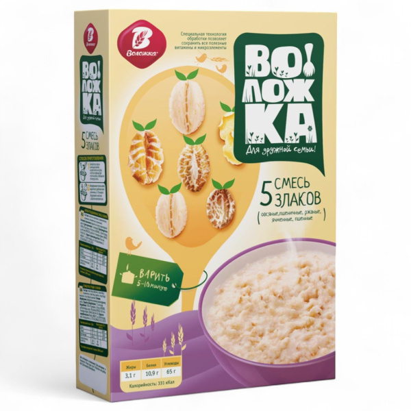 Воложка Смесь 5 злаков 400гр