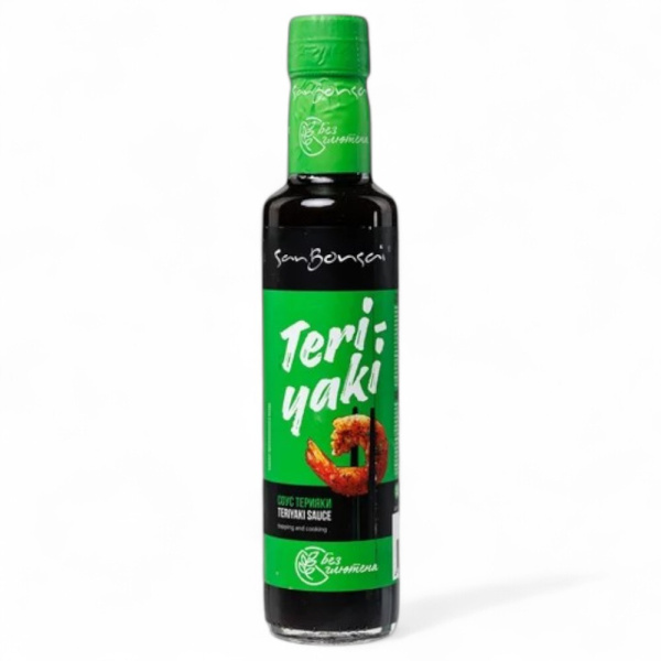 САНБОНСАЙ Соевый соус SanBonsai Терияки БЕЗ ГЛЮТЕНА с/б 300 гр