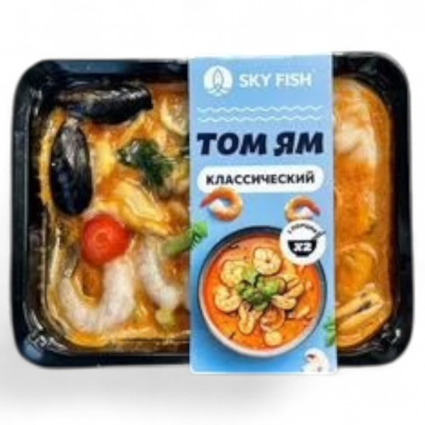 Том Ям, суп классический, лоток 0,37кг