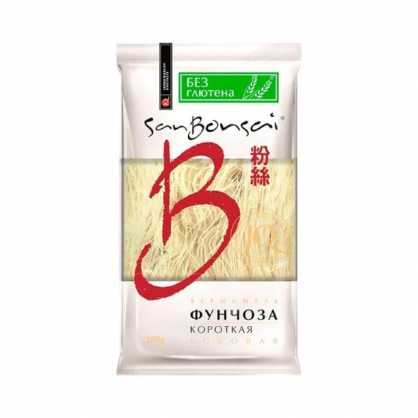 САНБОНСАЙ Вермишель бобовая Фунчоза БЕЗ ГЛЮТЕНА короткая 200гр